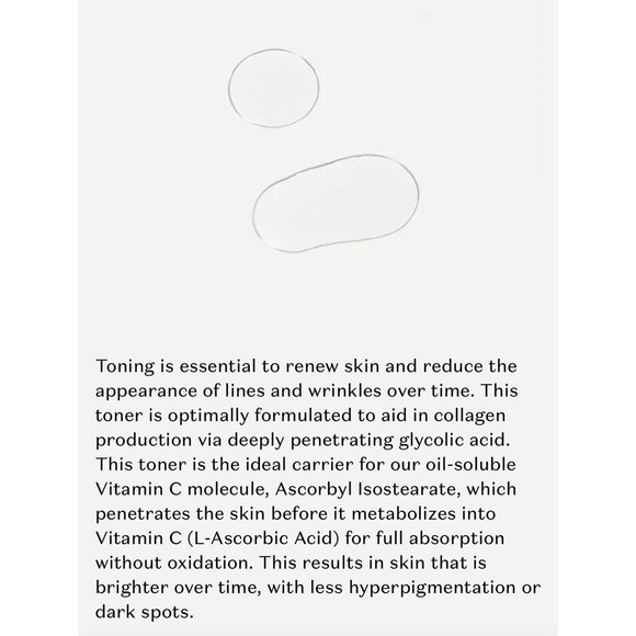 feel AHA & Vitamin C Toner ~ Glycolic Acid~ 5Fl oz. - Picture 3 of 4